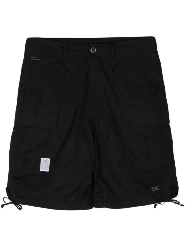 Undercover multi-pockets drawstring hem shorts - Black Cover