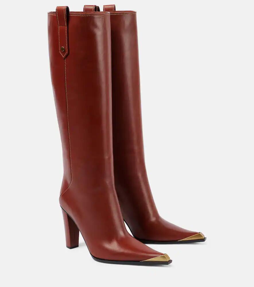 Etro Leather knee-high boots Cover