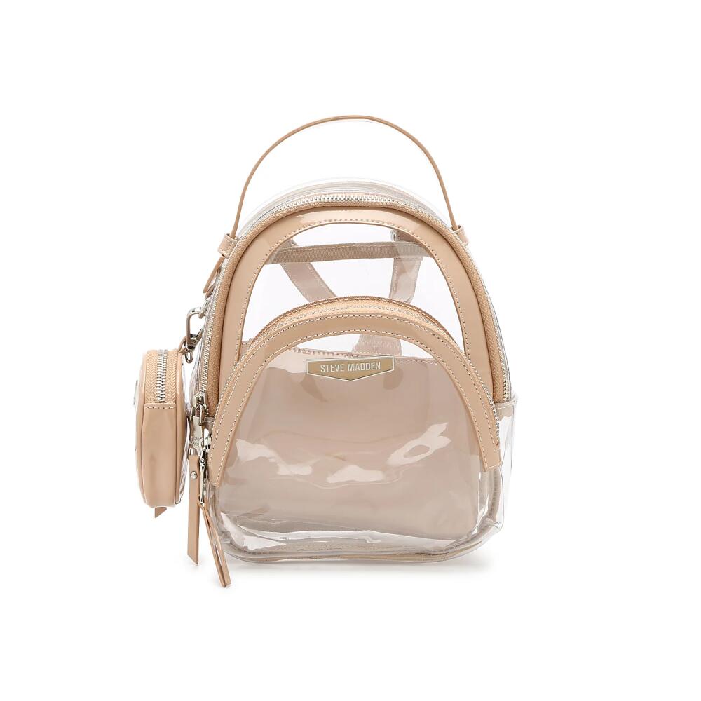 Steve Madden Bjenn Backpack | Women's | Clear/Beige Cover