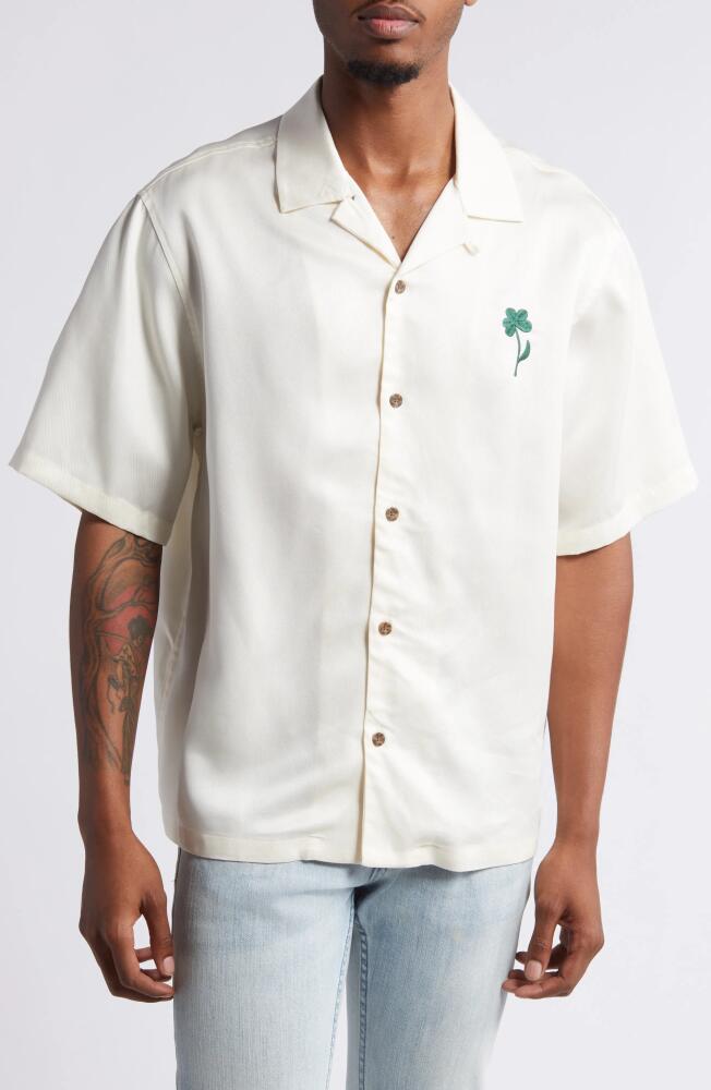 PacSun Pacific Palisades Lyocell Camp Shirt in Cream Cover