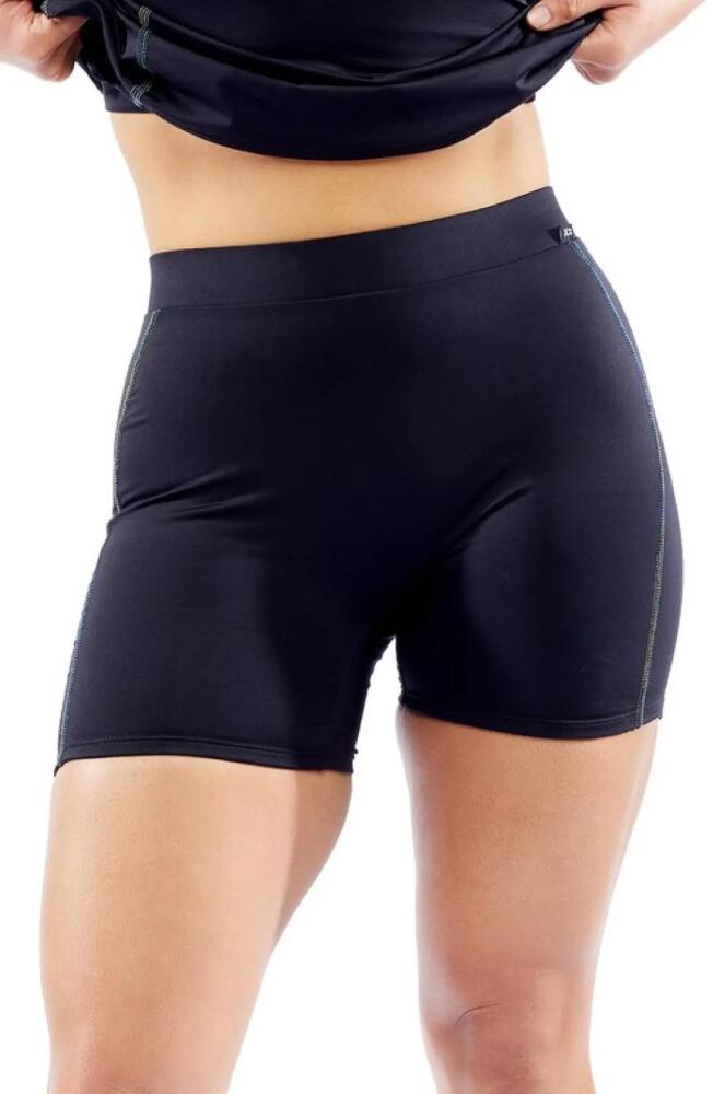 TomboyX 4.5-Inch Swim Shorts in Black Ombre Cover