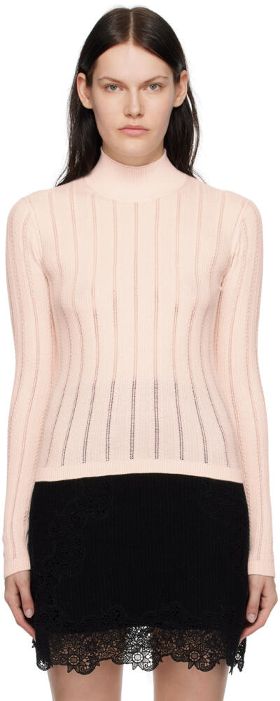 See by Chloé Pink High-Neck Blouse Cover