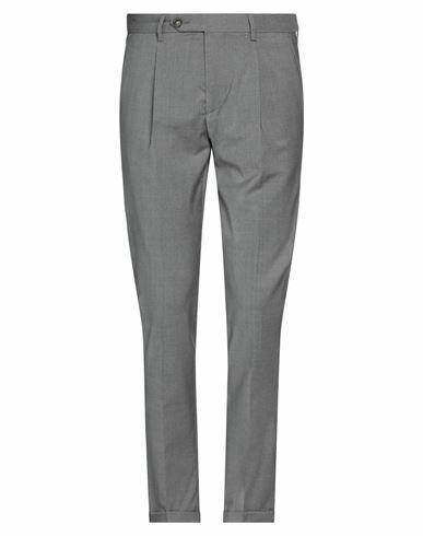 Manuel Ritz Man Pants Grey Virgin Wool, Elastane Cover