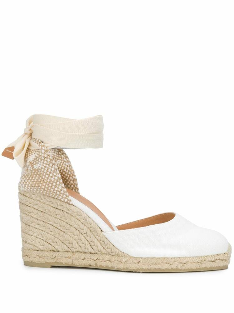 Castañer Carina wedge espadrilles - White Cover