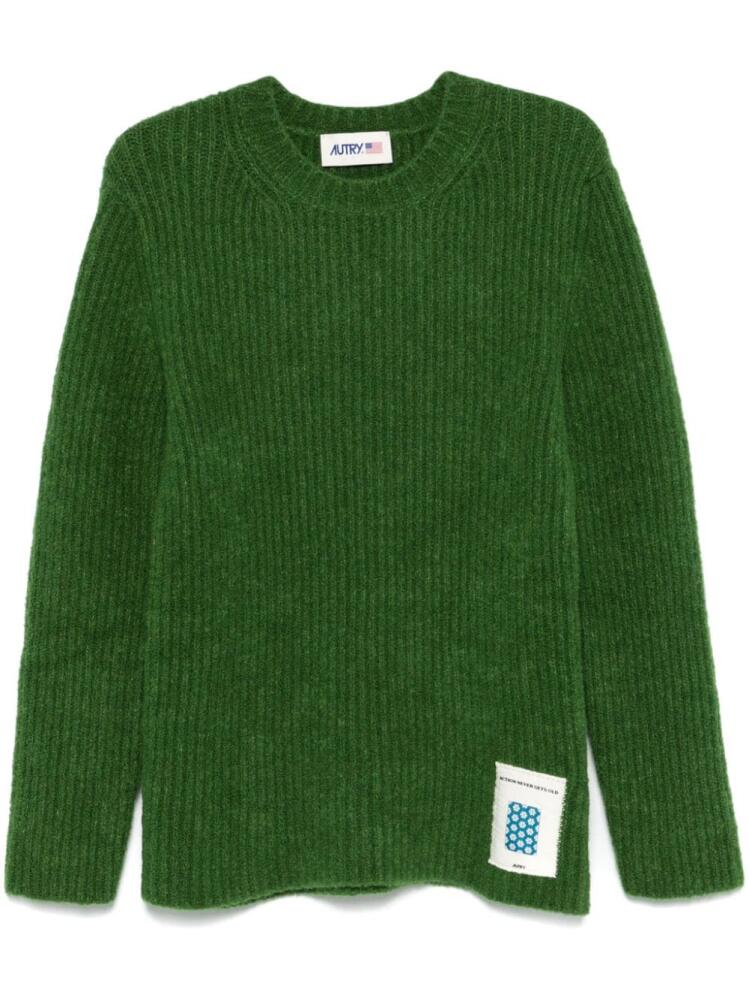 Autry ribbed-knit sweater - Green Cover