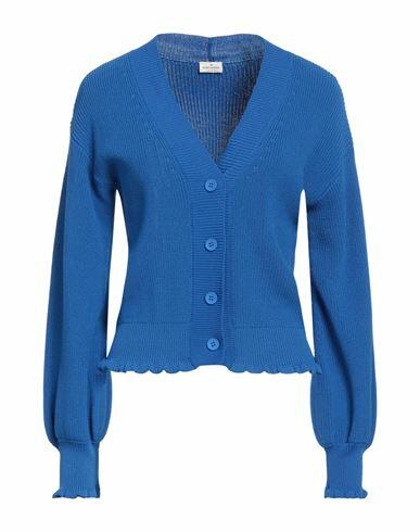 Rebel Queen Woman Cardigan Bright blue Viscose, Polyamide Cover