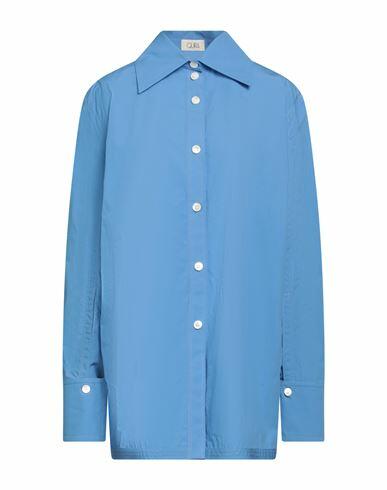 Quira Woman Shirt Light blue Cotton Cover