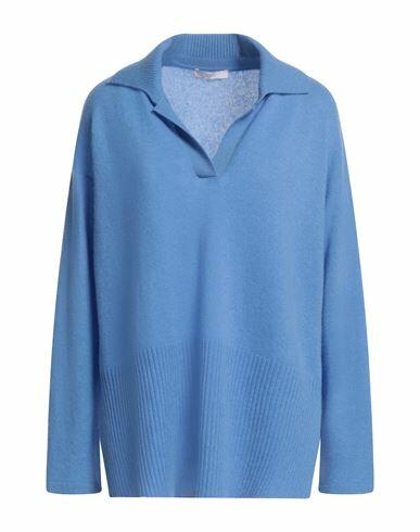 Fedeli Woman Sweater Pastel blue Cashmere Cover