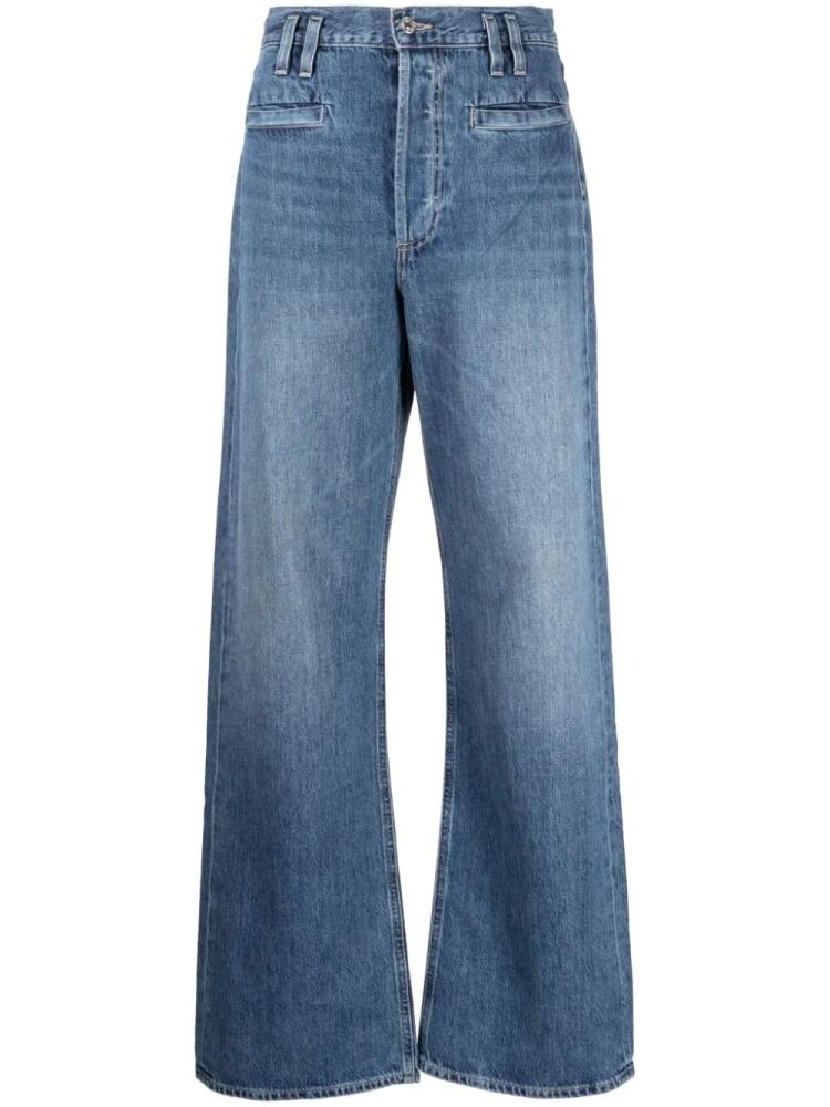 Citizens of Humanity mid-rise wide-leg jeans - Blue Cover