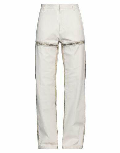 Diesel Man Pants White Cotton Cover