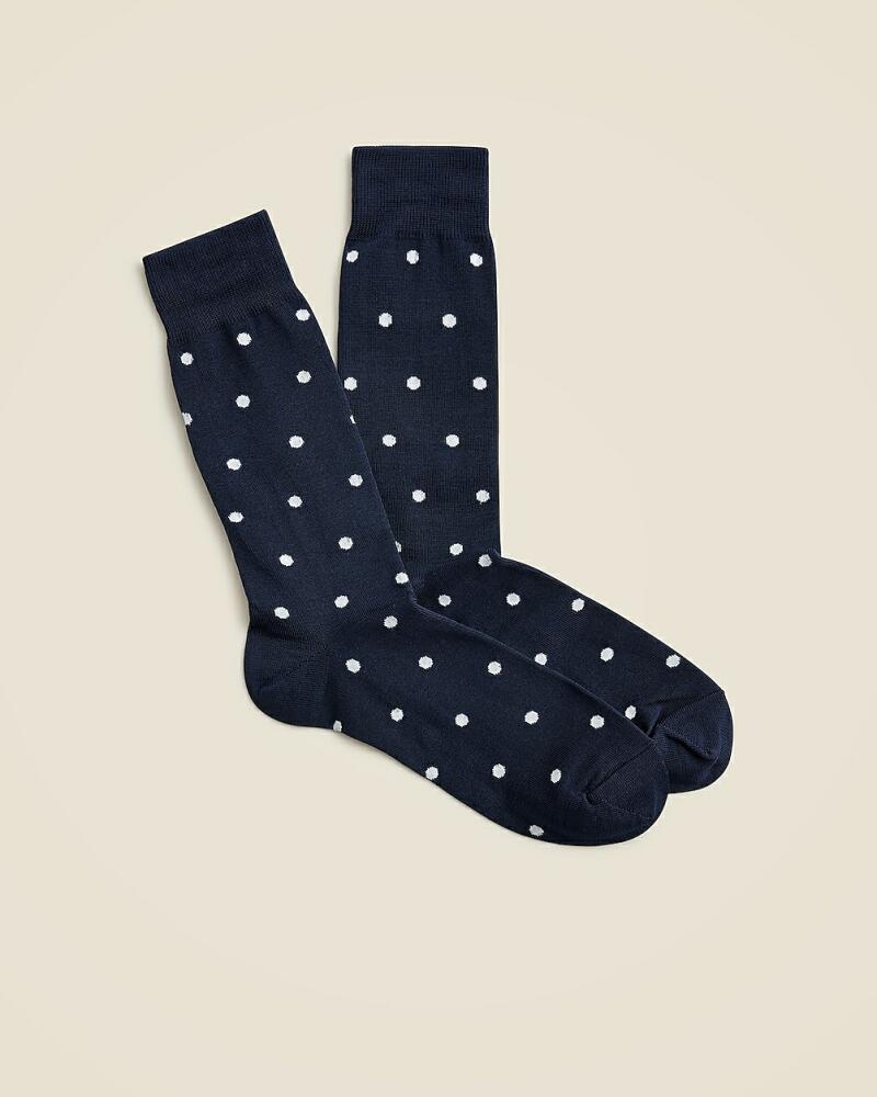 J.Crew Dress socks in dots Cover