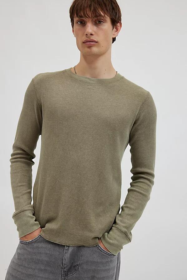 BDG Baselayer Thermal Long Sleeve Tee in Khaki Cover