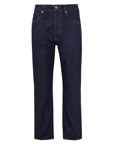 8 By Yoox Man Jeans Blue Organic cotton Cover