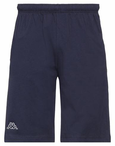 Kappa Man Shorts & Bermuda Shorts Navy blue Cotton Cover