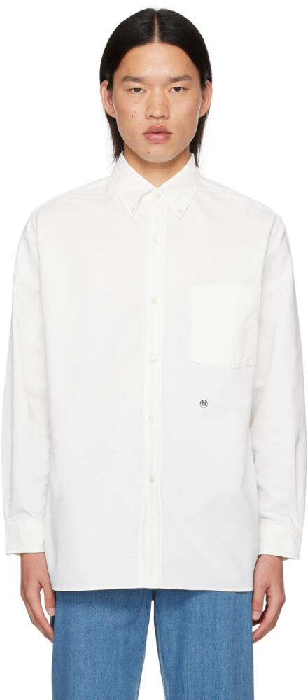 nanamica White Wind Shirt Cover