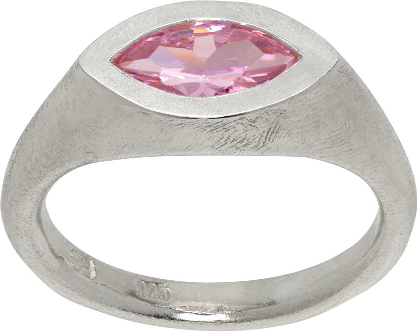 Seb Brown Silver & Pink UFO Ring Cover