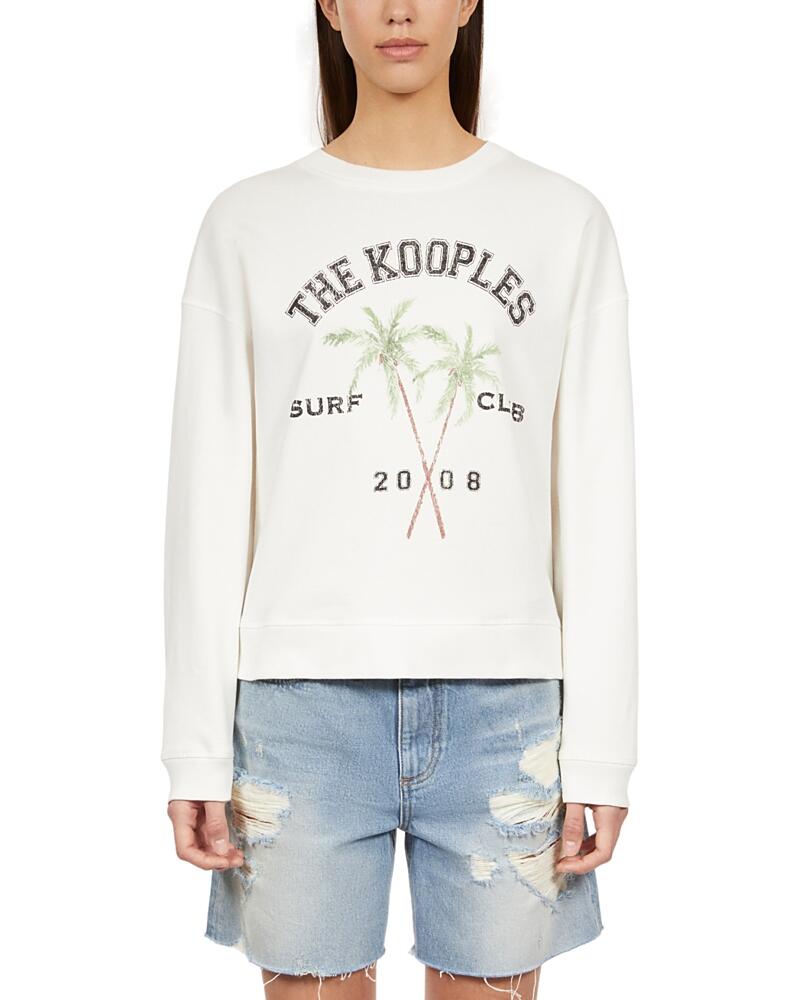 The Kooples Cotton Graphic Sweatshirt Cover