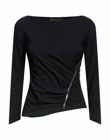 Chiara Boni La Petite Robe Woman T-shirt Black Polyamide, Elastane Cover