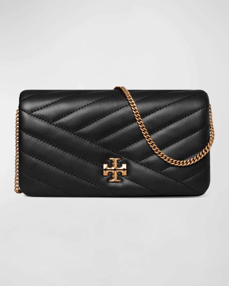 Tory Burch Kira Chevron Leather Wallet on Chain Cover