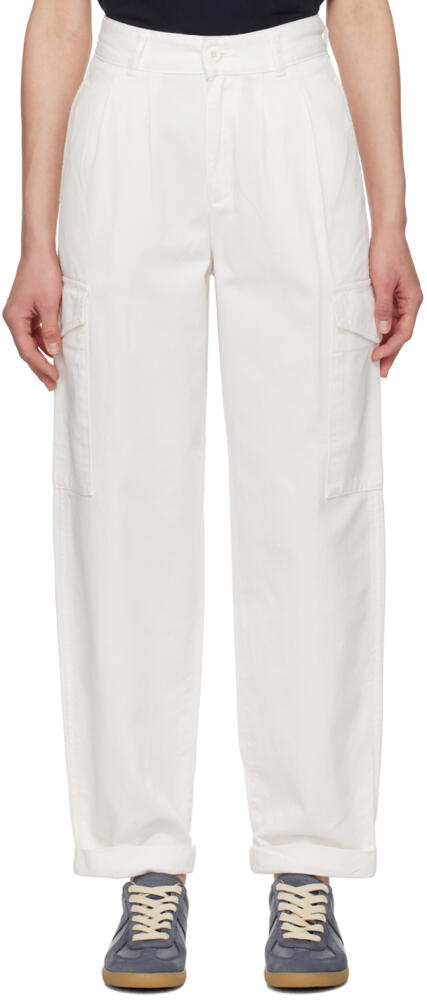 Carhartt Work In Progress White Collins Trousers Cover