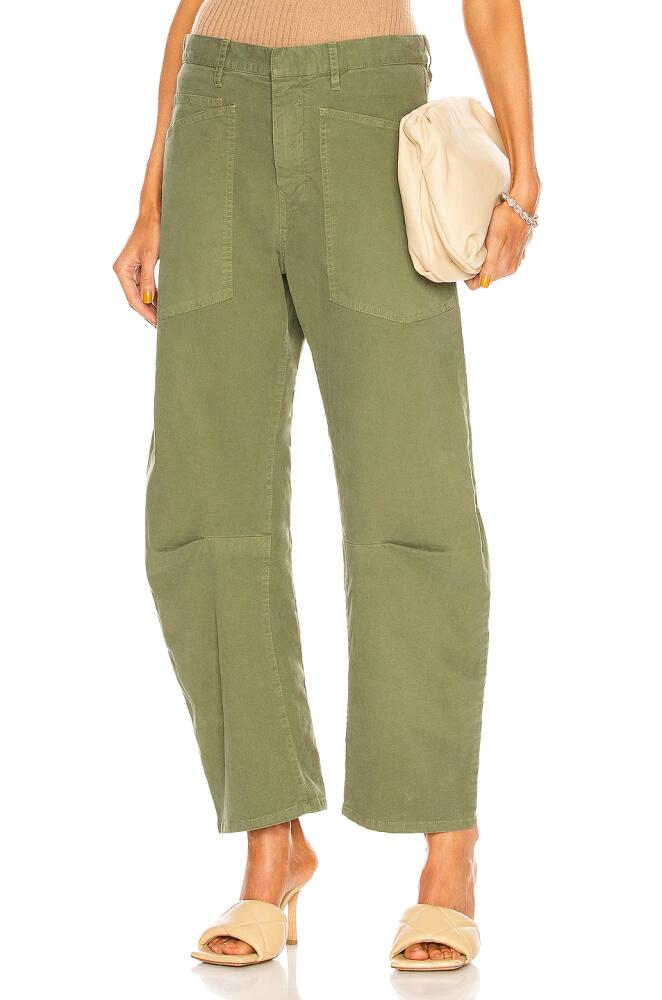 NILI LOTAN Shon Pant in Green Cover