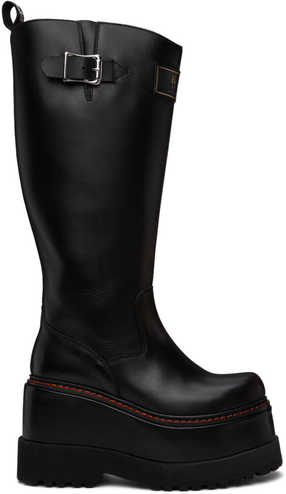 R13 Black Engineer Boots Cover