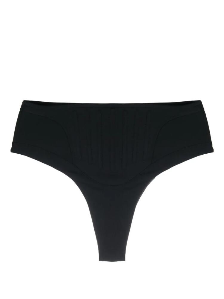 Mugler Corset high-waist bikini bottoms - Black Cover