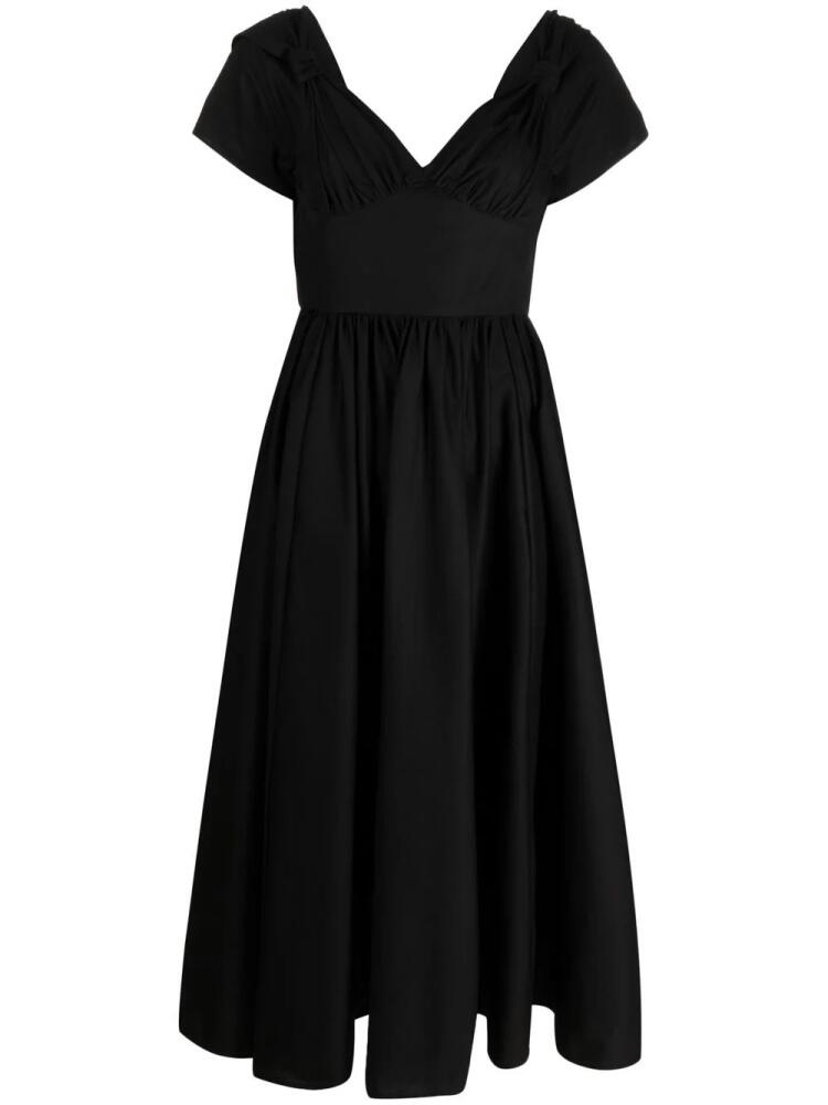 Vivetta flared mid-length dress - Black Cover