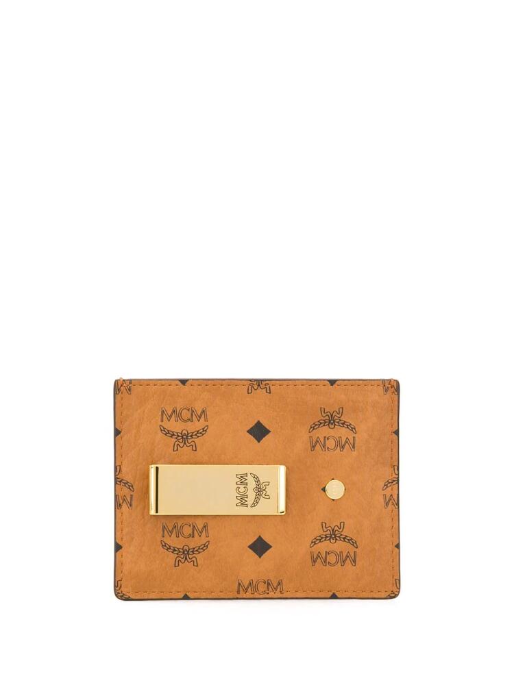 MCM money-clip compact cardholder - Brown Cover