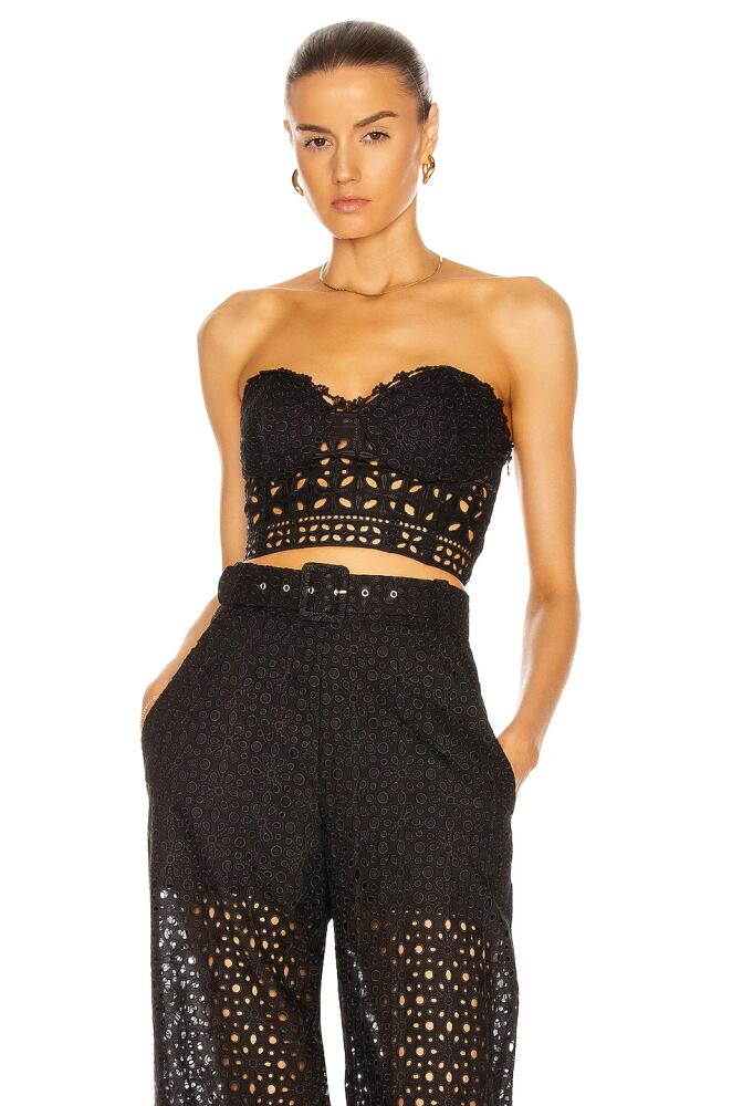 Charo Ruiz Ibiza Lita Batista Bustier Top in Black Cover