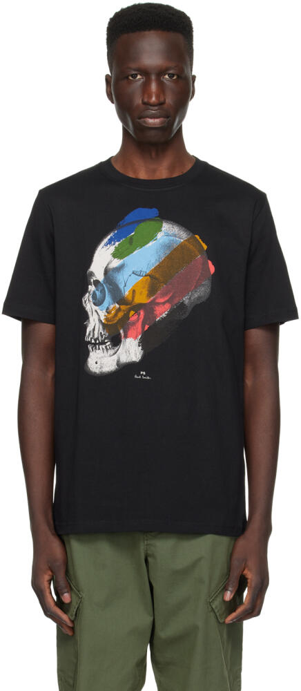 PS by Paul Smith Black Stripe Skull T-Shirt Cover