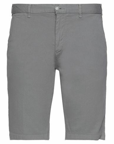 Yes Zee By Essenza Man Shorts & Bermuda Shorts Grey Cotton, Elastane Cover