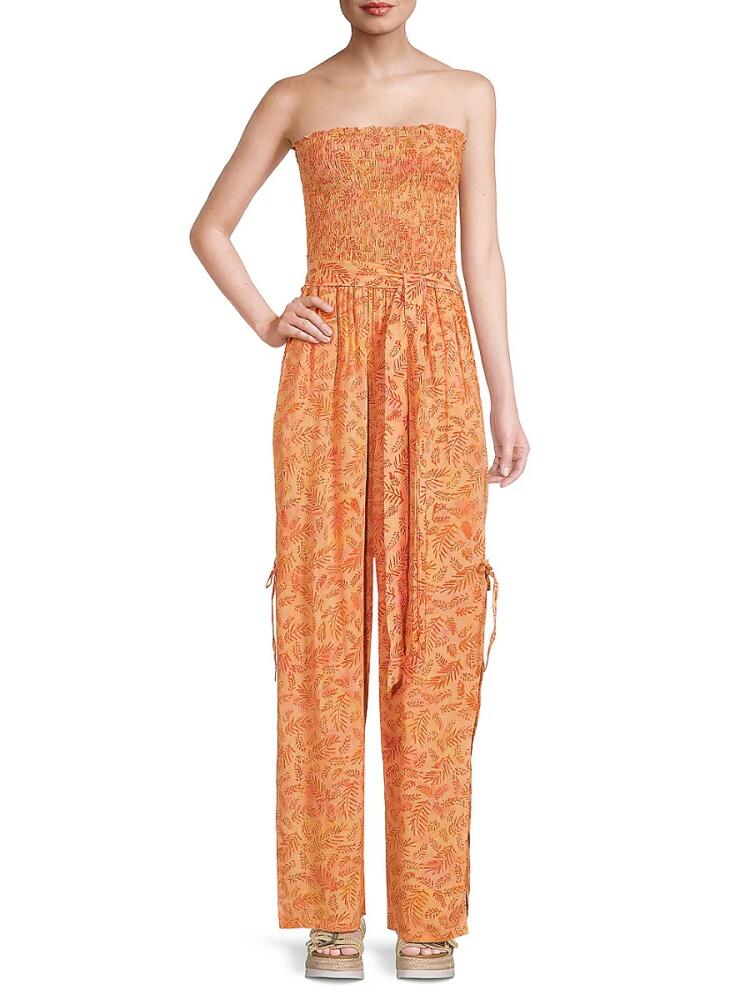 Tiare Hawaii Women's Francine Floral Jumpsuit - Batik Cover