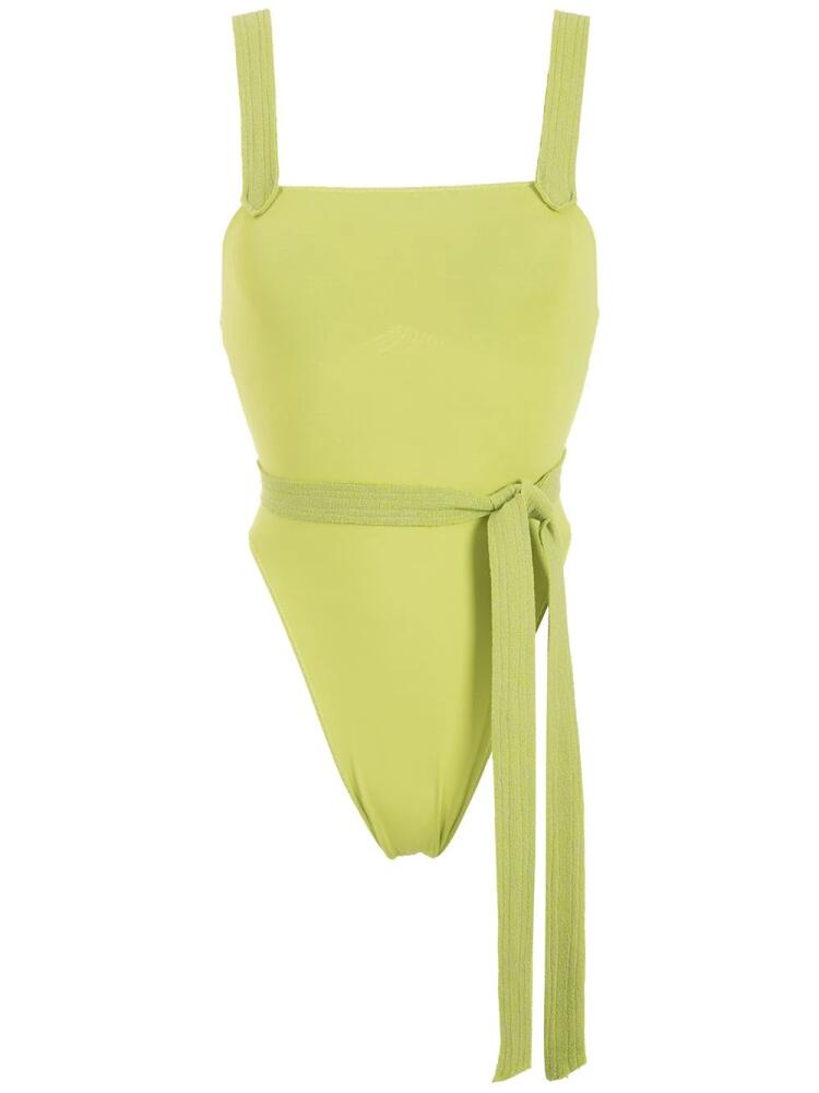 Clube Bossa Cascari tie-waist swimsuit - Green Cover