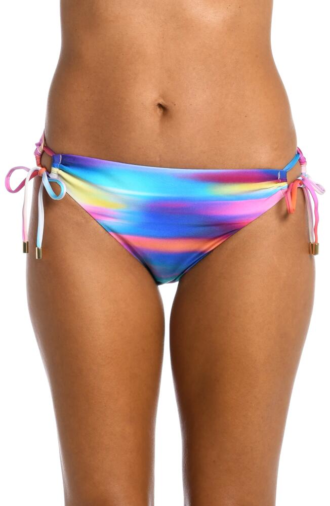 La Blanca Sunset Adjustable Loop Bikini Bottoms in Multi Cover