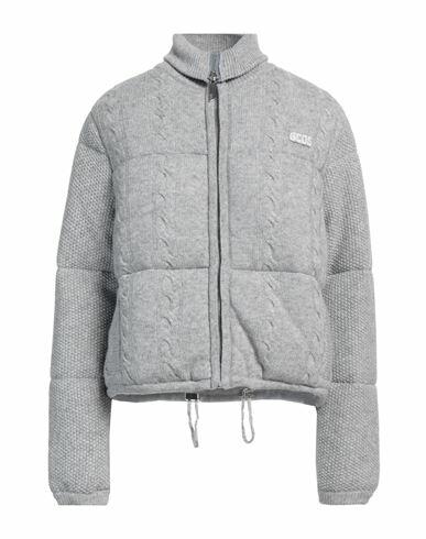 Gcds Woman Puffer Grey Viscose, Polyamide, Wool, Cashmere Cover