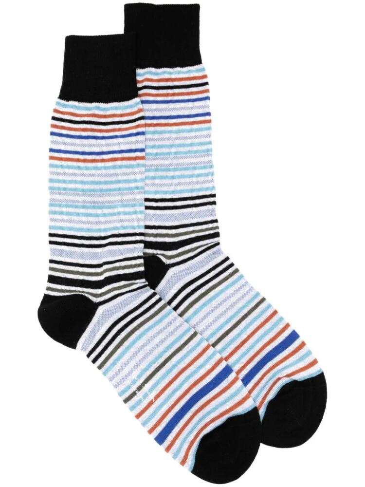 Paul Smith striped mid-calf socks - White Cover