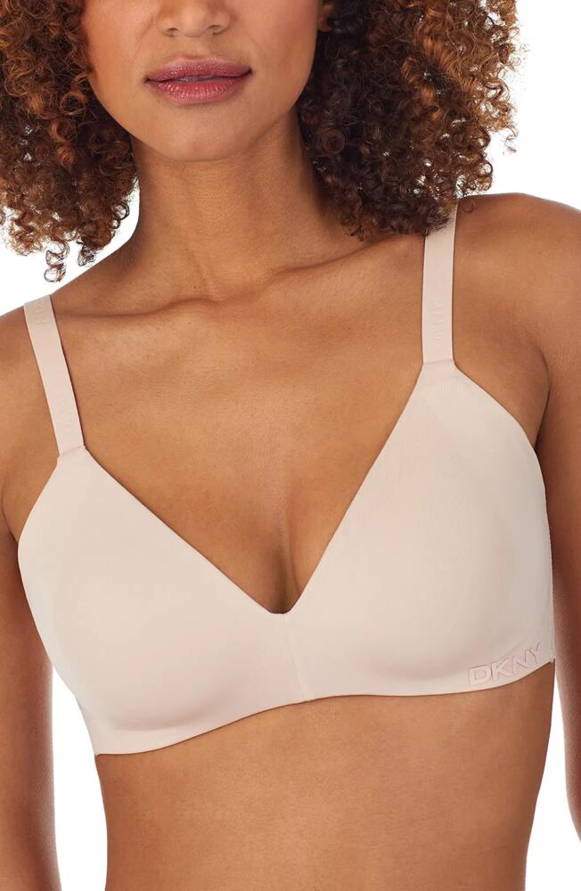 DKNY Litewear Active Comfort Sports Bra in Blush Cover