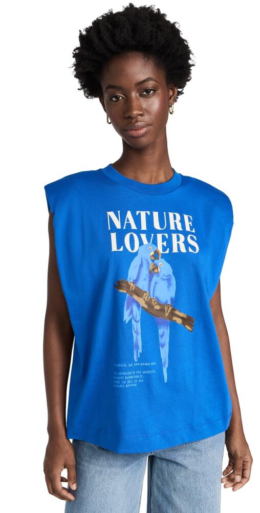 FARM Rio Blue Nature Lovers Pads Muscle Tee Blue Cover