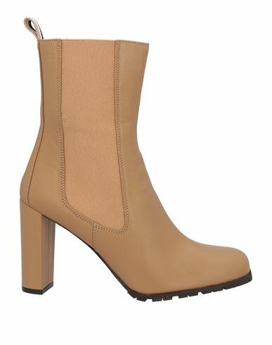 Boss Woman Ankle boots Camel Leather Cover