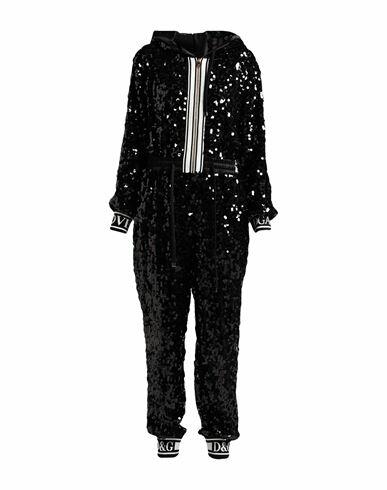 Dolce & gabbana Woman Jumpsuit Black Polyester, Silk, Elastane Cover