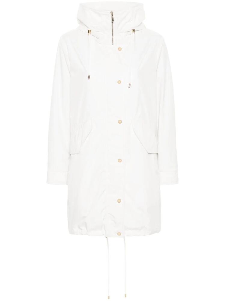 Moorer Bryana-STP parka coat - White Cover