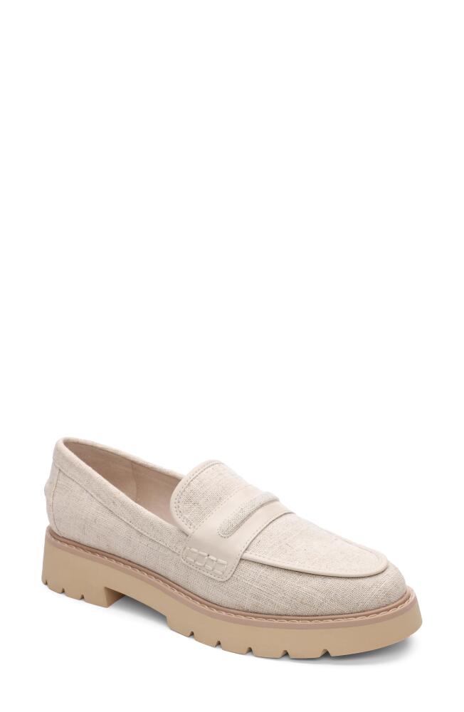 Sanctuary Westside Lite Linen Platform Loafer in Natural Cover