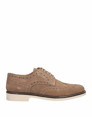 Cafènoir Man Lace-up shoes Sand Soft Leather Cover