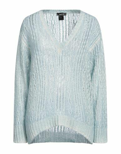 Avant Toi Woman Sweater Pastel blue Cashmere, Silk Cover