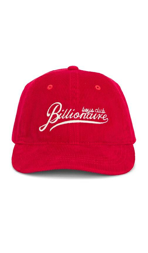 Billionaire Boys Club Horizon Hat in Red Cover