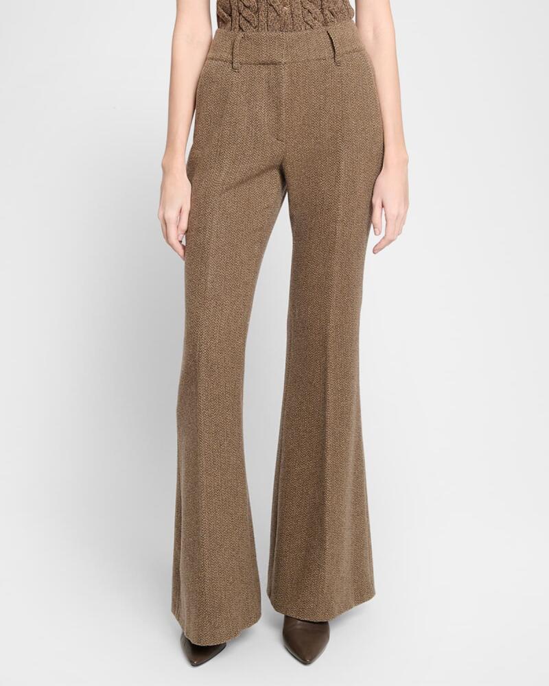 Gabriela Hearst Rhein Mid-Rise Flare Pants Cover