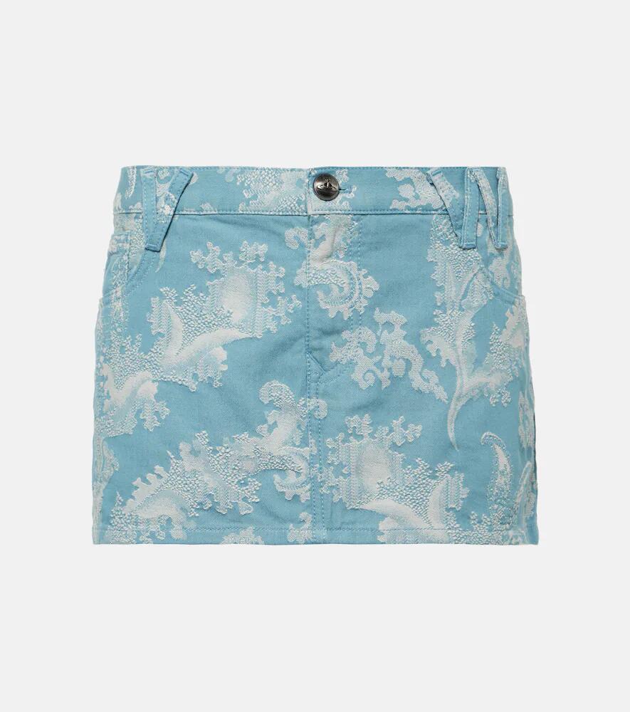 Vivienne Westwood Foam jacquard denim miniskirt Cover