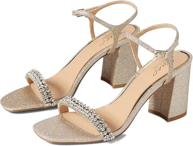 Jewel Badgley Mischka Lori (Light Gold) Women's Sandals Cover