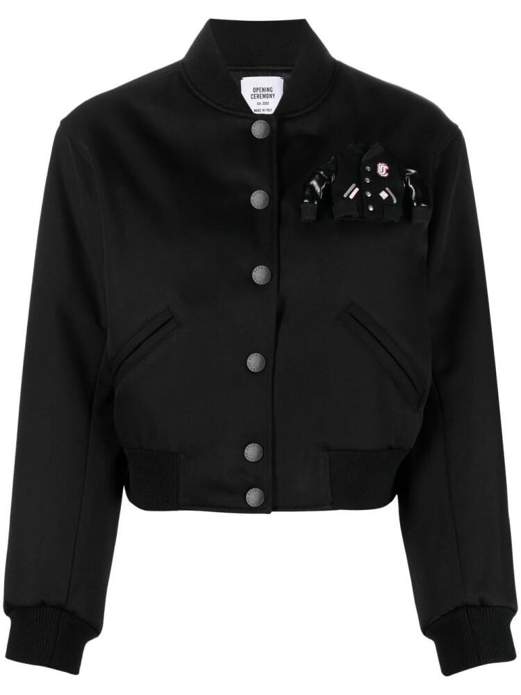 Opening Ceremony patch-detail bomber jacket - Black Cover